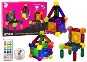 LEAN TOYS Magnetická stavebnica - 32 kusov