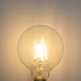 Sada 5 stmievateľných LED žiaroviek E27 G95 5W 450 lm 2700K