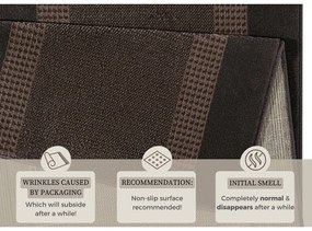 Hnedý behúň Hanse Home Basic, 80 x 200 cm