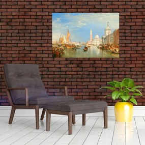 Obraz - Joseph Mallord William Turner, Venice the Dogana and San Giorgio Maggiore, reprodukcia (90x60 cm)
