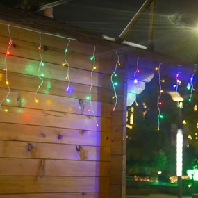 Vianočné svetielka LED záclona FLASH multicolor 1000 LED