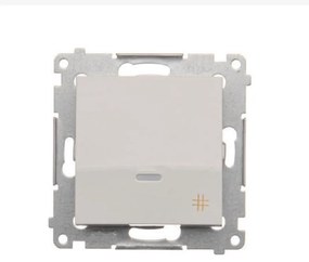 DW7L/11 Krížový konektor s podsvietením biely