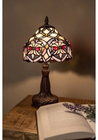 Stolová lampa Tiffany Varietta - Ø 20*37 cm E14/max 1*25W