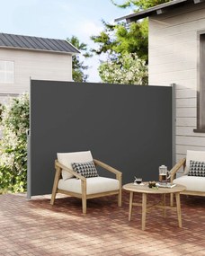 Bočná markíza HORIZON na terasu, 200x350cm, šedá SongmicsHome