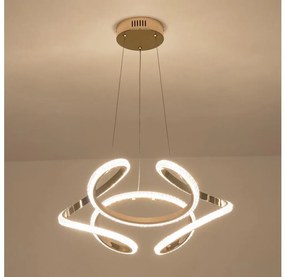 LED Luster na lanku LED/24W/230V 3000K 50x120 cm