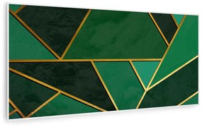 Wonderwall Air Art Smart, infračervený ohrievač, 120 x 60 cm, 700 W, zelená čiara