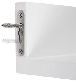 Sada 3 ks nástenných políc SHELFY, biela