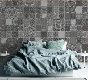 Gario Fototapeta Marocká šedá mozaika - Andrea Haase Materiál: Vliesová, Rozmery: 100 x 70 cm