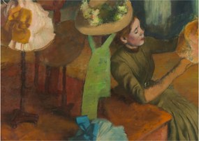 Obraz - Edgar Degas, The Millinery Shop, reprodukcia (70x50 cm)