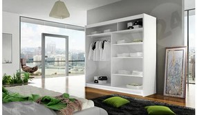 Skriňa London I 180, Farby: sonoma, Osvetlenie: osvetlenie LED RGB - farebné