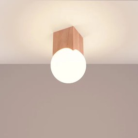 Sollux SL.1407 - Bodové svietidlo SOLIS 1xG9/8W/230V buk