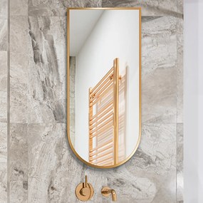 Zrkadlo Portello Gold Rozmer zrkadla: 80 x 110 cm