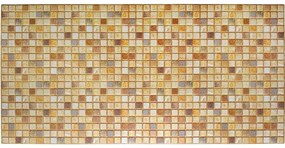 Obkladové panely 3D PVC TP10007011, rozměr 955 x 480 mm, mozaika Marakesh hnědá, GRACE