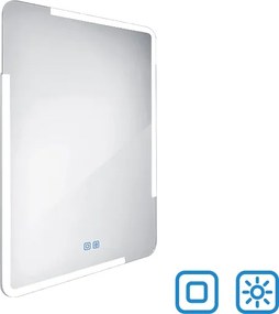 Nimco LED zrkadlo 600x800 s dvoma dotykovými senzormi - ZP 15002VX