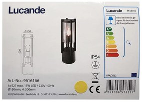 Lucande Lucande - Vonkajšia lampa BRIENNE 1xE27/15W/230V IP54 LW0607