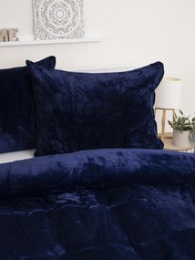 Predĺžené obliečky mikroplyš Exclusive – Laura tmavo modrá