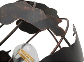 Čierna stolová lampa s kovovým tienidlom (výška 40 cm) World Industry – Mauro Ferretti