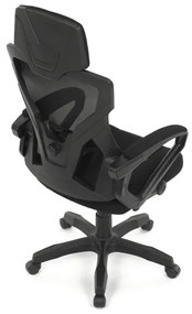 Autronic BONTEC Kancelárska stolička, výškovo nastaviteľná, čierna látka, KA-R223 BK Farba: Čierna