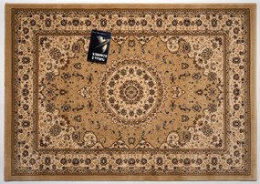 Spoltex, Kusový koberec Salyut beige 1566 A, 120x170, béžová, kancelária