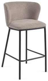 Svetlohnedá barová stolička (výška sedadla 65 cm) Ciselia – Kave Home