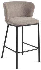 Svetlohnedá barová stolička (výška sedadla 65 cm) Ciselia – Kave Home