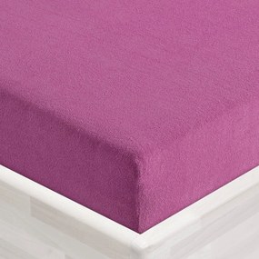 Froté napínacie prestieradlo FR-009 Orgovánové 80 x 200 - výška 20 cm