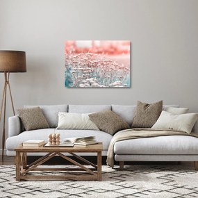 Sklenený obraz - Lúčne kvety (70x50 cm)