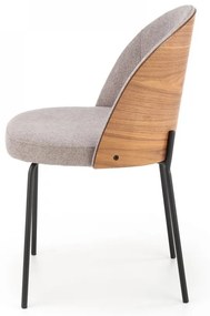 Dizajnová stolička Jasen sivá