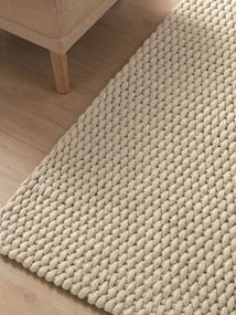 Ted Baker, Kusový koberec Ted Baker Southwark 106405 Creme, 80x250, biela, chodba / predsieň