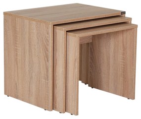 Set 3ks. konferenčných stolíkov Losuku 2 (dub sonoma) . Vlastná spoľahlivá doprava až k Vám domov. 1093251