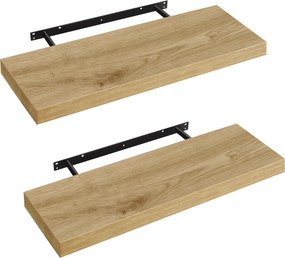 Dekorstudio Závesná polica LWS026B88 z MDF dosky 60x20 cm - artisan