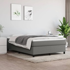 Rám na boxspring posteľ tmavosivý látka 100x200 cm