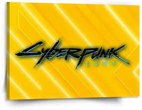 Sablio Obraz Cyberpunk 2077 Žltý - 150x110 cm