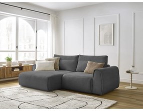 Sivá rohová pohovka Aden – Bobochic Paris