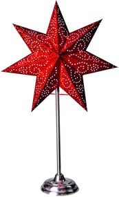 STAR TRADING Svietiaca hviezda na stojančeku Antique Red