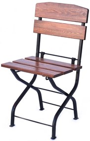 Skladacia záhradná stolička WEEKEND z borovicového dreva
