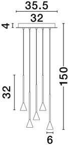 LED luster Net 5