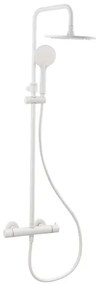 Sprchový systém SAT B-Way s termostatickou batériou biela matná SATBWSSTKB, 1 ks
