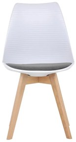 Autronic BONTEC Jedálenská stolička, biela, plast, CT-X7056 GREY Farba: Biela