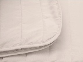 Letný paplón prešívaný 140x200 cm s obliečkou na vankúš SUMMER 45x75 cm, béžový