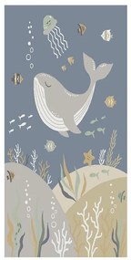 Koberec Frisee Bond Kids 0,8/1,5 40331 630 modrá