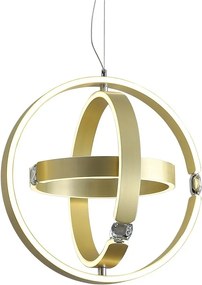 Závesné LED svietidlo Sirius, 3x LED 80w, 4000k, g