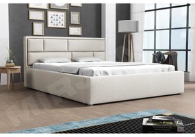 Čalúnenná posteľ s roštom Nido, Rozmer postele: 140x200, Dostupné poťahy: Victoria 14 863