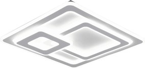 XXXLutz STROPNÉ LED SVIETIDLO, 51,5/51,5/7 cm Novel - Interiérové svietidlá - 004024005402
