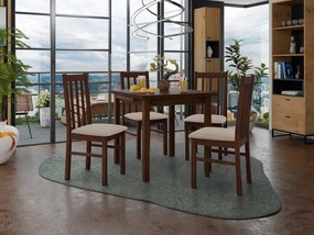 Rozkladací stôl so 4 stoličkami AL14, Morenie: sonoma - L, Poťahové látky: 26x - Kronos 22