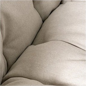 MI Dvojité ratanové kreslo HOLAND béž (DH)