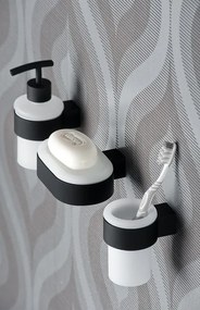 Erga Futura, toaletná WC kefa, čierna matná, ERG-02958