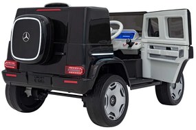 Detské autíčko s elektrickým pohonom 4x4 Mercedes Benz EQG - čierne