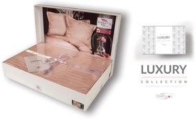 SATÉNOVÉ OBLIEČKY LUXURY PREMIUM RYTHM 160X200 CM, 2KS 70X80 CM PÚDROVÉ