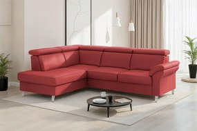XXXLutz ROHOVÁ SEDAČKA, textil, koža, červená Sit & More - Sedačky - 000144040941